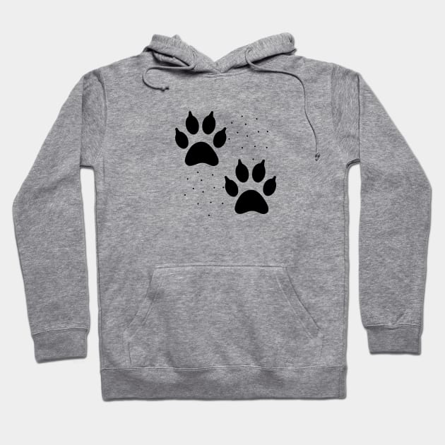 Huellas de gato Hoodie by WilsonQR